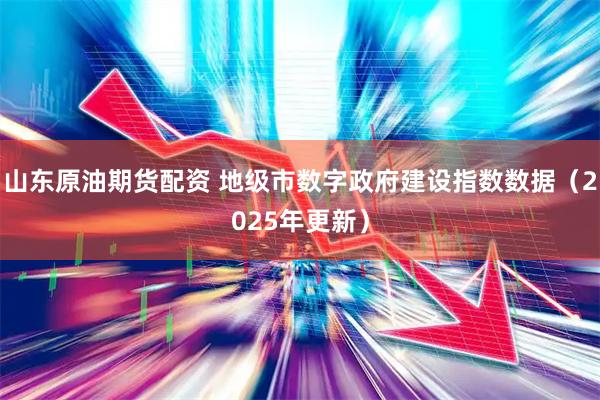 山东原油期货配资 地级市数字政府建设指数数据（2025年更新）